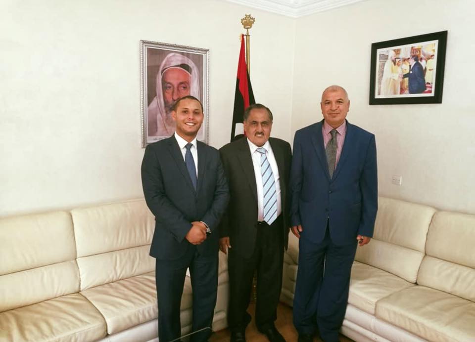 Stako on an official visit to the Libyan ambassador to the Kingdom of Morocco