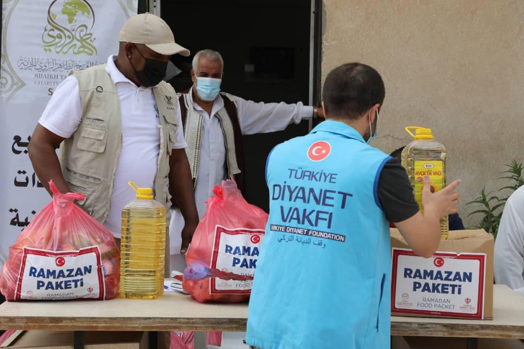 Distribution of basic food baskets