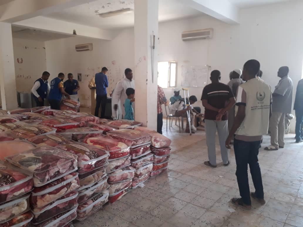 In coordination with the Municipal Council of Sabha Municipality, food and non-food aid is distributed