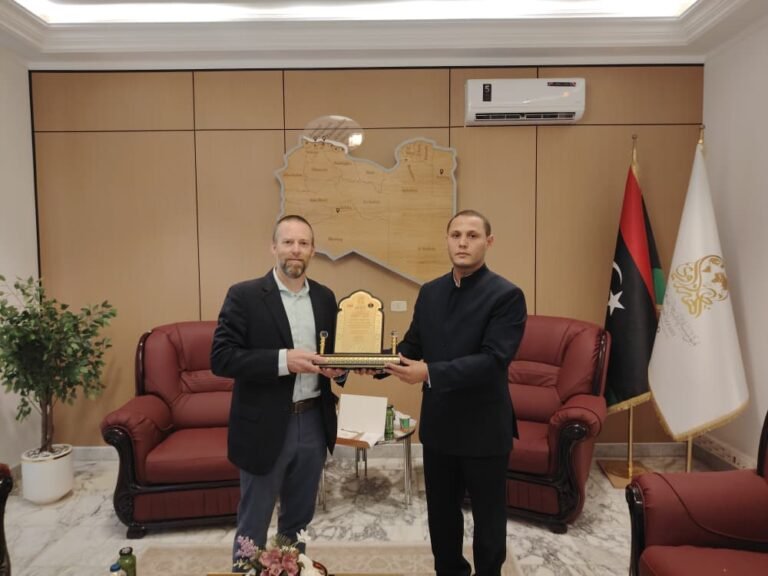 Chairman of the Board of Directors, Eng. Salem Ramadan, Receives the Chargé d’Affaires of the Canadian Embassy in Tripoli